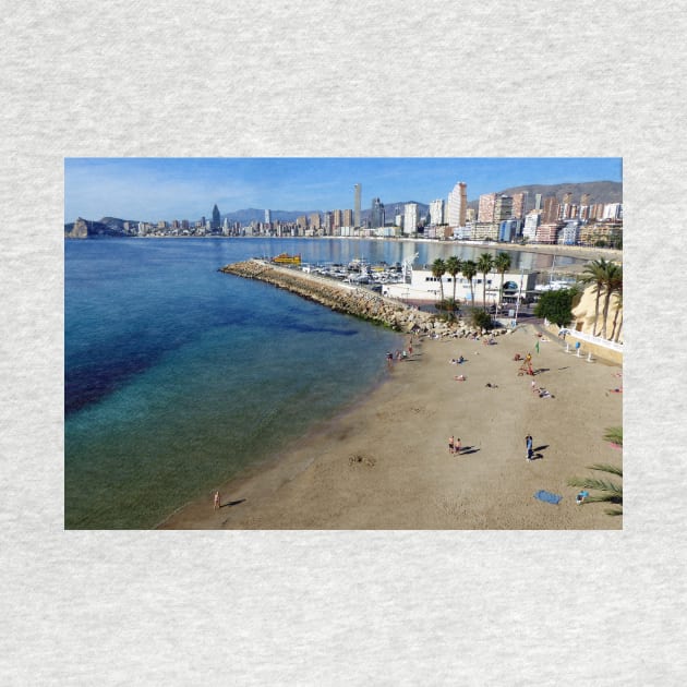 Benidorm Mal Pas Beach Costa Blanca Spain by AndyEvansPhotos